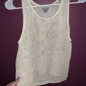 Aerie Crochet Tank Top